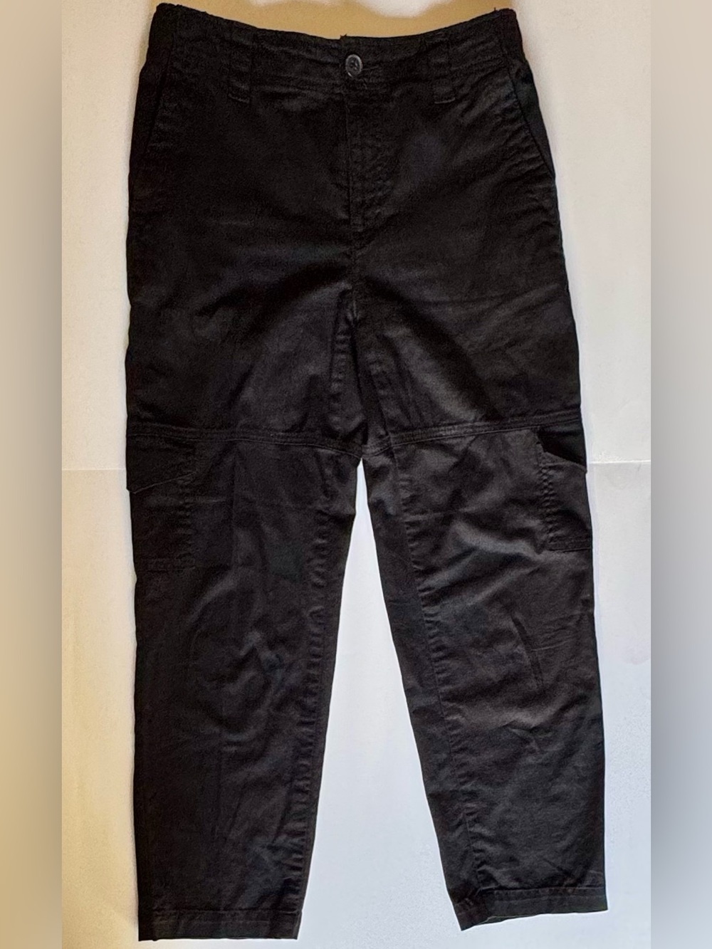 LOFT Straight Petite Black Straight-Leg Pants Size 0P Like New